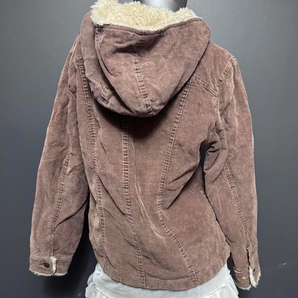 ❌SOLD❌ Y2K Brown Corduroy Lightweight Jacket - Picture 4 of 6